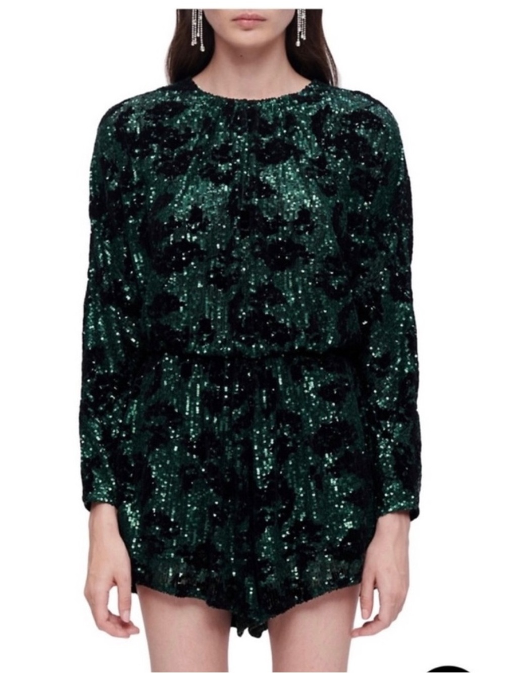 Maje sequin romper size S (FR 36)